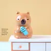 Capibara de Color Sólido Micro-Paisaje Artesanías de Resina Figura Linda Caja Ciega Adorno para Tablero de Coche