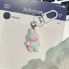 Lindo Llavero Labubu Degradado Dibujo Animado Q Lindo Colorido Colgante para Bolso Accesorios para Mochila Estudiantil Regalo para Mejor Amigo