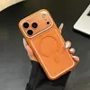 Adecuado para funda de teléfono Apple 18 Pro Max, funda magnética con airbag anticaída y antideslizante para iPhone 17 Pro con alta transparencia