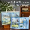 Set de Cuadernos de Pintura de Paisaje Estilo Antiguo Flor de Loto, Pino, Bambú y Ciruelo Caja de Regalo Estudiante Estilo Chino Rima Antigua Cuaderno Souvenir Cultural y Creativo