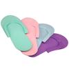 Zapatillas desechables de espuma EVA para belleza de uñas, para uso en hoteles, para línea de automóviles, venta al por mayor, multicolor opcional