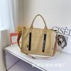 Bolso de Lona Grueso Nuevo Original Japonés Bolso tipo bandolera Literario Estudiante Universitario Bolso Escolar Bolso para Computadora Bolso de Hombro Bolso Cruzado
