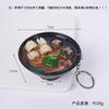 Tigela de ramen estilo japonês simulação de PVC Ishakaya pássaro queimando simulação de ornamentos de comida acessórios para casa de brincar de cozinha DIY