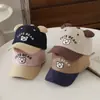 Gorro para bebé de 3 años, nuevo sombrero de sol de otoño, gorra de béisbol linda de oso estilo coreano, gorra tipo pico de pato transfronteriza para niños