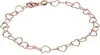 Europa y Estados Unidos tobillera de amor hueco transfronterizo cadena de durazno cadena simple lisa personalidad temperamento joyería para el pie de mujer venta al por mayor