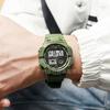 Reloj electrónico cronógrafo deportivo para exteriores, resistente al agua, despertador, temporización, reloj electrónico, reloj luminoso multifuncional para hombres y mujeres.