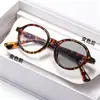 Gafas Graduadas Fotocromáticas para Mujer, Montura Trendy Estilo Coreano Ojo de Gato, Adecuadas para Uso en Interiores y Exteriores, Se Pueden Personalizar con Lentes Graduadas, Anti Luz Azul