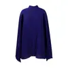 D400 Comércio Exterior Roupas Femininas 2023 Novo Elegante Chiffon Pulôver Capa Manga Morcego Tamanho Grande Vestido Transfronteiriço