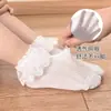 Calcetines de encaje para niños primavera y verano calcetines de encaje fino de princesa calcetines blancos de baile para niñas verano calcetines para bebés de mediana y grande infancia
