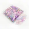 Corda de cabeça colorida para mulheres preto estilo coreano para crianças bonito engrossado descartável tendão de borracha corda de cabelo cocar de cabelo celebrante da Internet