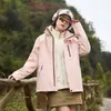Chaqueta Nueva 2025 para Hombres y Mujeres, Chaqueta Tres en Uno para Exteriores de Otoño e Invierno, Top Deportivo Holgado de Manga Larga de Moda