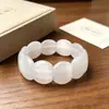 Novo Pulseira de Vidro Pedra Olho de Gato Colorida Retrô, Pulseira Dopamina Arco-Íris de Verão, Acessório de Mão Versátil e Estiloso para Mulheres