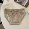 Sino da Abstinência~Calcinhas de Cetim Sexy para Mulheres, Cintura Baixa Renda Puro Desejo Respirável Vazada Calcinhas Tentadoras para Meninas
