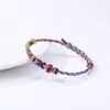Joyería de Cuerda Multicolor Tejida a Mano en Nuevo Estilo Chino, Diseño Unisex, Moda Nacional de Tendencia, Accesorio de Mano de Estilo Nicho