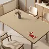 Nuevo mantel impermeable y a prueba de aceite, protector de escritorio de cuero lavable, mantel para mesa de centro y escritorio, mantel resistente a la suciedad y al desgaste