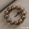 Pulseiras de madeira de asas de frango contas 2.0 pulseiras masculinas e femininas de madeira com texto 108 pulseiras terço joias de sândalo fabricantes atacadistas