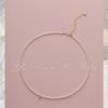Choker de Alto Padrão Sense Same Pérola Natural Grão Pequeno Retrô Americano Ouro 14K Colar Feminino Senso Girly
