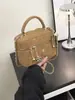 Bolso Bandolera Mini Cadena de Diamantes para Mujer 2025 Otoño e Invierno Nuevo Estilo Textura de Alta Gama Estilo Extranjero Versátil Bolso de Hombro Cruzado