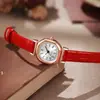2025 Reloj Estilo Bosque Nuevo Pequeño Fresco Literario Estudiante Femenina Cuadrado Simple Reloj de Mujer Correa Retro Reloj Cuadrado Pequeño Reloj