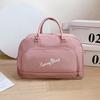 Nova Bolsa de Ombro Estilo Coreano Grande Capacidade para Homens e Mulheres Bolsa de Viagem Bolsa de Bagagem Couro PU Bolsa para Viagem de Curta Distância Bolsa de Viagem Bolsa de Bagagem