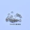 1000 Piezas de Accesorios para Joyería DIY Anillas Abiertas Anillas Pequeñas Tipo Delgado de 7 mm 81077 Anillas de Conexión Anillas Pequeñas de 6 mm