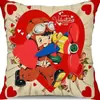 Funda de Almohada Corazón de Amor Estilo Nuevo Día de San Valentín Transfronteriza para Hogar, Sala de Estar, Coche, Boda, Funda de Cojín Amazon