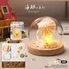 Luz de Noche de Gelatina de Concha de Erizo de Mar Natural Kit de Materiales Hechos a Mano para Bricolaje Adorno Decorativo Regalo para Niños y Novias