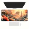 Mouse Pad Exclusivo Transfronteiriço para a Floresta Periférica, Grande, de Alta Qualidade, Espessado e Resistente a Manchas com Bordas Densas