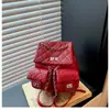 Mochila Chic de Caviar, Lujo Ligero Nueva Moda Casual Estilo Coreano Acolchada Linda Nicho Estilo Universitario Mochila