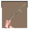 Horquilla de espada metálica de estilo antiguo, disponible en varios colores, popular horquilla de espada china de estilo étnico, horquilla para recogido de estilo antiguo, horquilla genial y elegante para mujer