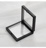 Caja de almacenamiento para joyas con película de PE, portátil, para pendientes, anillos y collares, antioxidante, con suspensión para exhibición