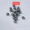 Cuentas espaciadoras de plata 999 vintage de Shanxi, anillos corredizos, accesorios de terrón de azúcar, adornos culturales y artísticos para DIY