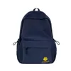 Letras Bordadas Atmosféricas, Estilo Coreano, Versátil, Casual, Mochila Simple, Mochila de Diseño Nicho, Bolso Escolar para Estudiantes