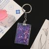 Novo óleo luminoso em areia movediça goo cartão tijolo com luz areia movediça mahjong goo placa DIY adesivo chaveiro fábrica outlet