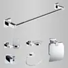 Conjunto de Acessórios de Banheiro em Liga de Zinco Transfronteiriço, Porta-Toalhas de Banheiro, Barra de Toalha, Ferragens de Banheiro, Conjunto de Seis Peças para Comércio Exterior