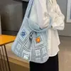 La bolsa tejida súper popular del verano para mujer, nuevo modelo 2026, estilo artístico, bolsa de playa tejida para vacaciones, bolso de hombro y cruzado