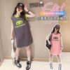 Camiseta sin mangas para niña Falda Estilo Coreano Moda Tops para Niña Verano Niñas Holgado Casual Delgado Falda de Verano