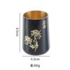 Juego de Seis Caballeros de Cobre para Ceremonia del Té Accesorios para Té Kung Fu Tubo de Almacenamiento de Latón Seis Caballeros Juego de Té Nuevo Estilo Chino al por Mayor