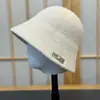Chapéu de Pescador de Lã Mesclada Tricotado Novo Outono/Inverno ao Ar Livre Feminino Quente Proteção para Orelhas Afina o Rosto Chapéu Balde Chapéu Bacia Tendência