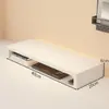Soporte para computadora ajustable en altura, elevador de monitor para oficina, estante de madera para escritorio, base elevada para computadora de escritorio