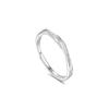 Anillo de pareja Mobius de diseño original en plata esterlina S999 con personalidad, anillo liso de moda, anillo de cola de gran sentido.