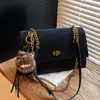 Bolso Retro Versátil de Primavera 2026 Transfronterizo para Mujer, Bolso Tote Cruzado Casual de Cadena para Hombro de Gran Capacidad