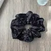 Scrunchie de Veludo Romântico Retrô Estilo Francês para Meninas, Elástico de Cabelo Pregueado, Faixa para Rabo de Cavalo, Acessório de Cabelo