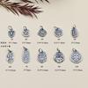 Acessórios DIY em prata esterlina 925 pingente mantra de seis sílabas vajra de diamante pingente dharma jinglun estilo Xizang acessórios de brincadeira literária