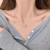 Collar Mobius de Tres Segundos que Calienta el Corazón Cadena Inteligente para Clavícula Femenina de Nicho Corazón Palpitante Regalo de Cumpleaños para Niñas