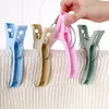 Clipes Grandes para Secar Colcha Clipes Plásticos Grandes Fixador à Prova de Vento Clipe para Secar Roupas no Sol Varal de Roupa Secagem de Colcha ao Sol Secagem ao Sol Novo
