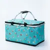 Canasta de picnic en stock cesta aislada cesta plegable cesta de compras de supermercado bolsa de mano para picnic al aire libre camping caja para llevar entrega a domicilio