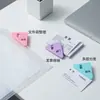 Clipes de Papel Triangulares em Formato de Macaron, Não Deixam Marcas no Papel, Adequados para Documentos, Arquivos de Escritório, Material Escolar para Estudantes e Organização de Provas