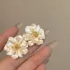 Estrella de Mar ConchaAretes de Estrella de Mar Blanca Estilo Vacacional para Viajes a la Playa Fotografía, Aretes Únicos y Exagerados para Mujeres
