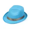 Chapéu Unissex Chapéu Bacia Chapéu Jazz Britânico Chapéu de Estudante para Meninos e Meninas Chapéu para Performance de Dança de Mesa Chapéu de Cowboy Ocidental